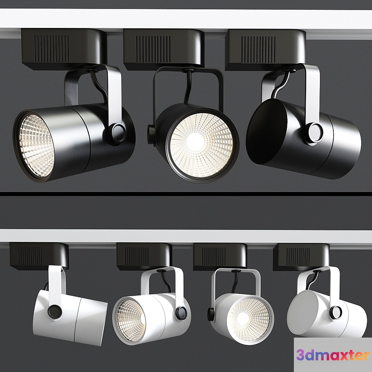Elco Lighting ET528W Spot And Track Light 3D Max