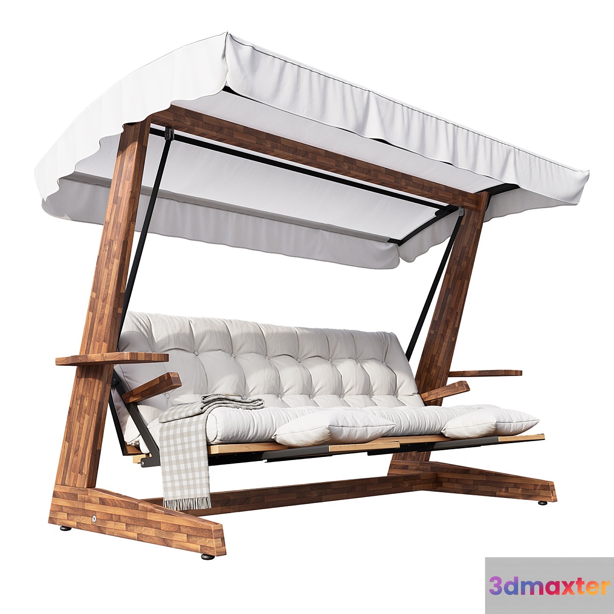Luna 2600 Luxury Garden Swing Chair 3D Max