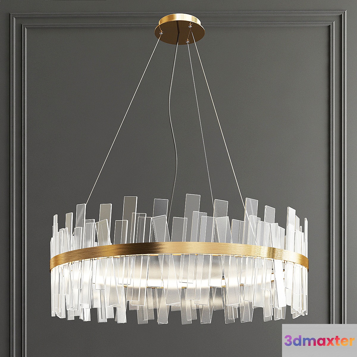 Aquitaine chandelier 3D Max