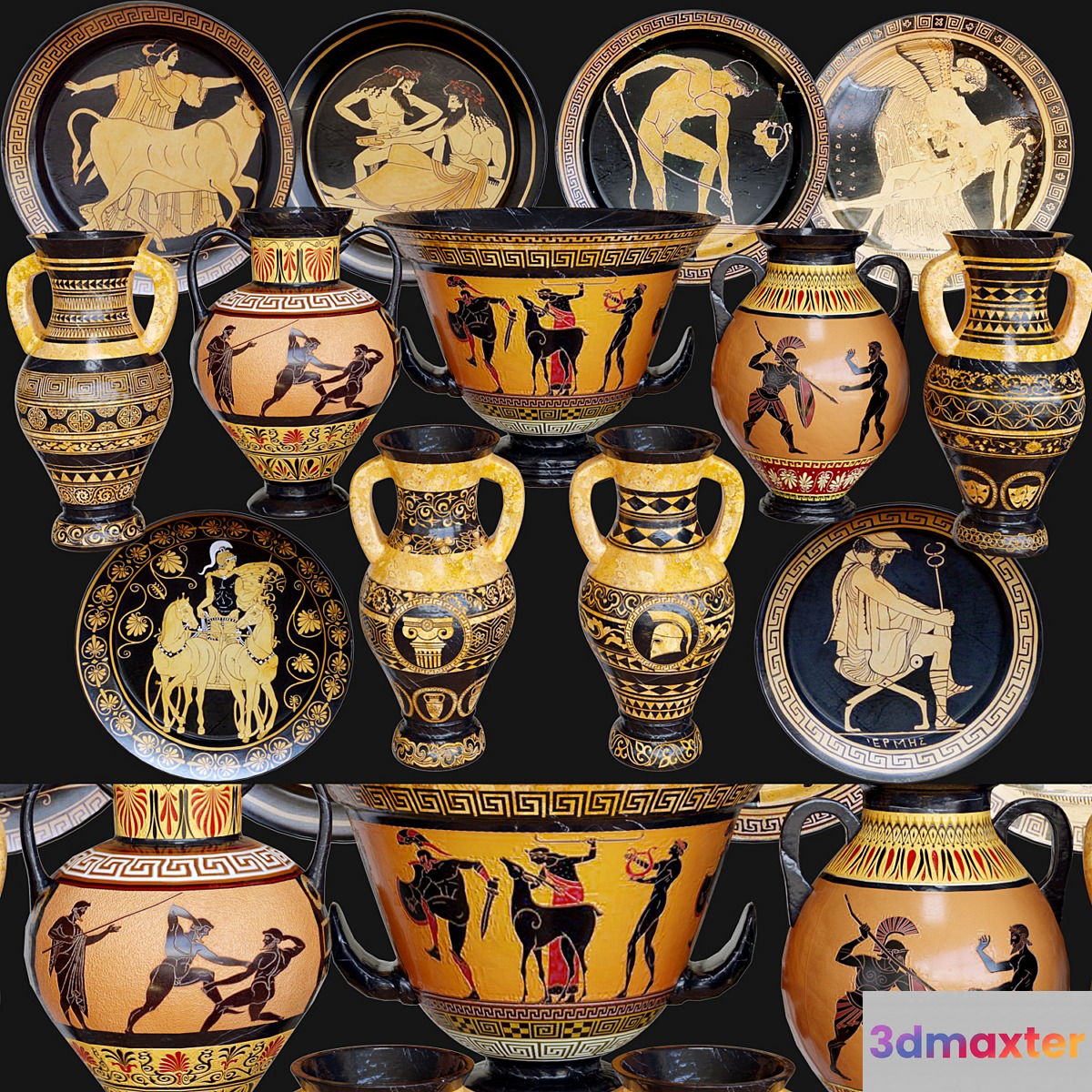 Grecevase-51 3D Max