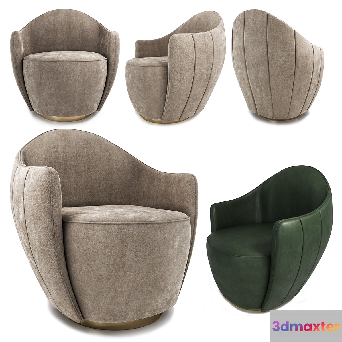 ARMCHAIRS HERMES DV Home 3D Max