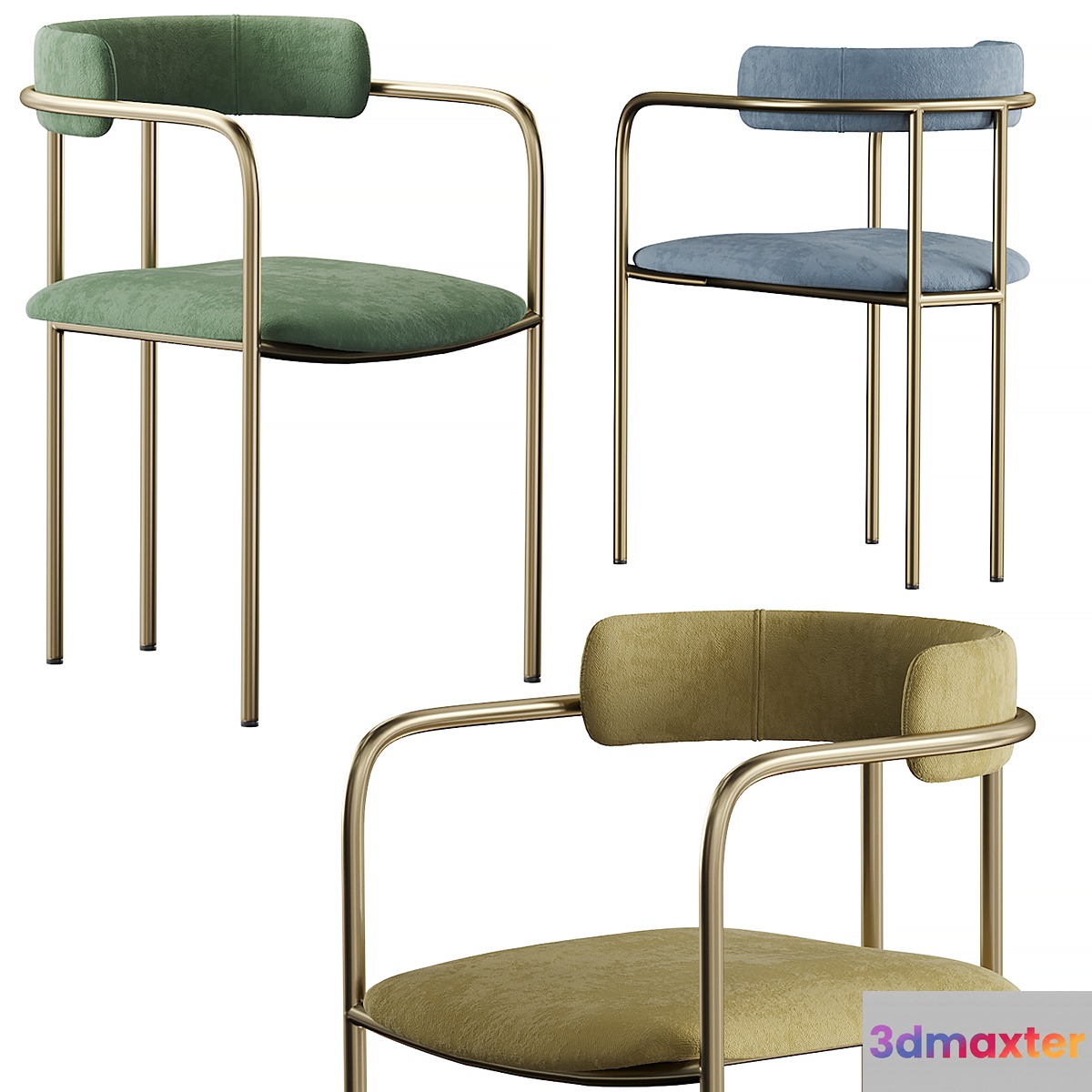 West Elm Lenox Velvet Dining Chair - No.2