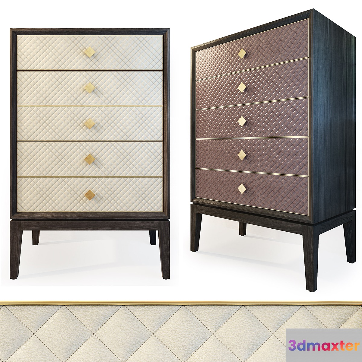 Chest of 6 drawers Laurent dresser. The Sofa & Chair company 3D Max