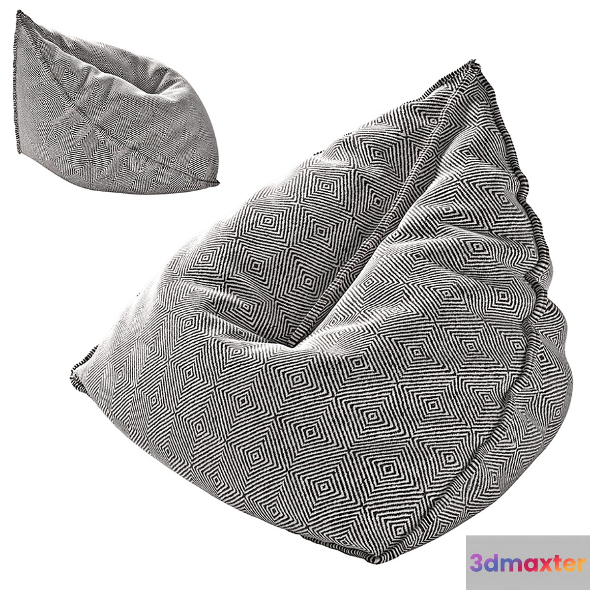 GAN Sail Pouf 3D Max
