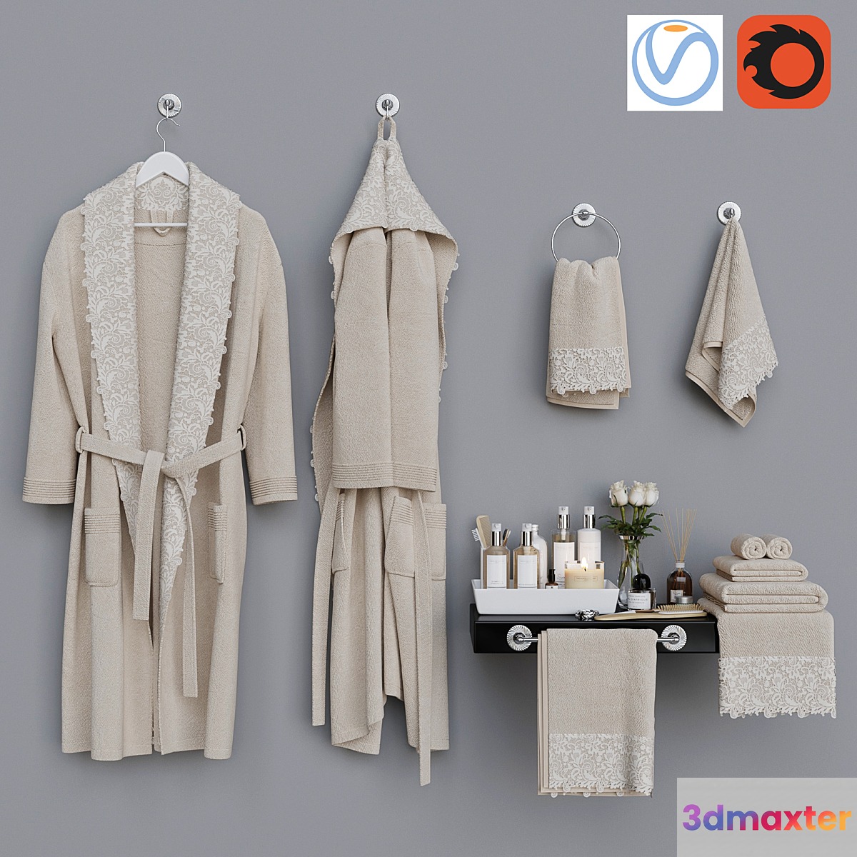 Decorative bathroom set 5