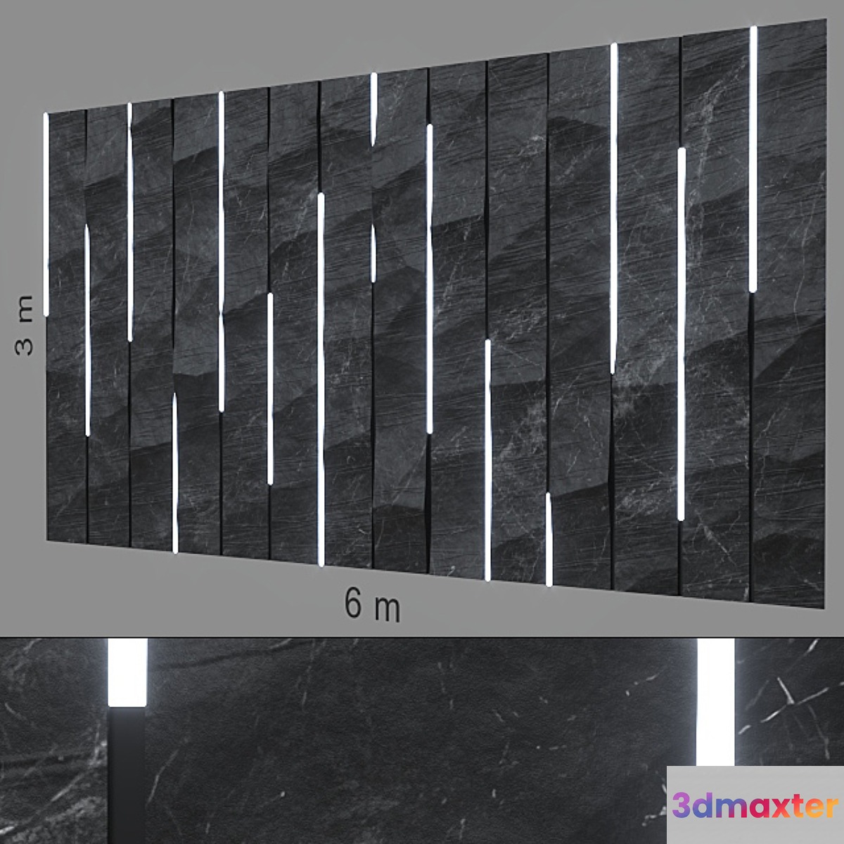 Decorative wall 223.