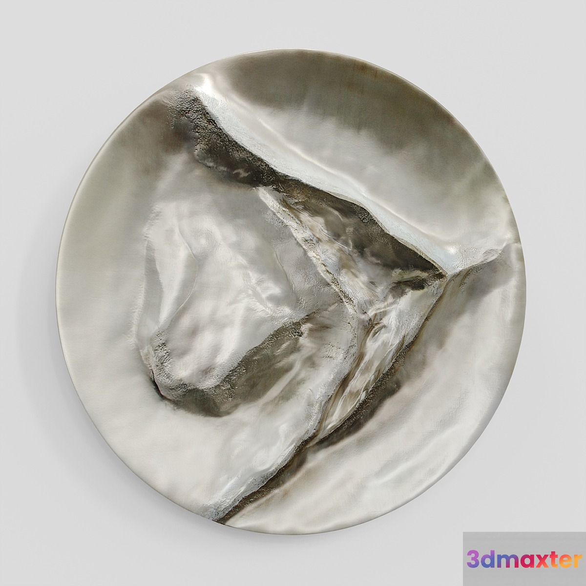 Round wall panel  FROM A MOUNTAIN STREAM Metal