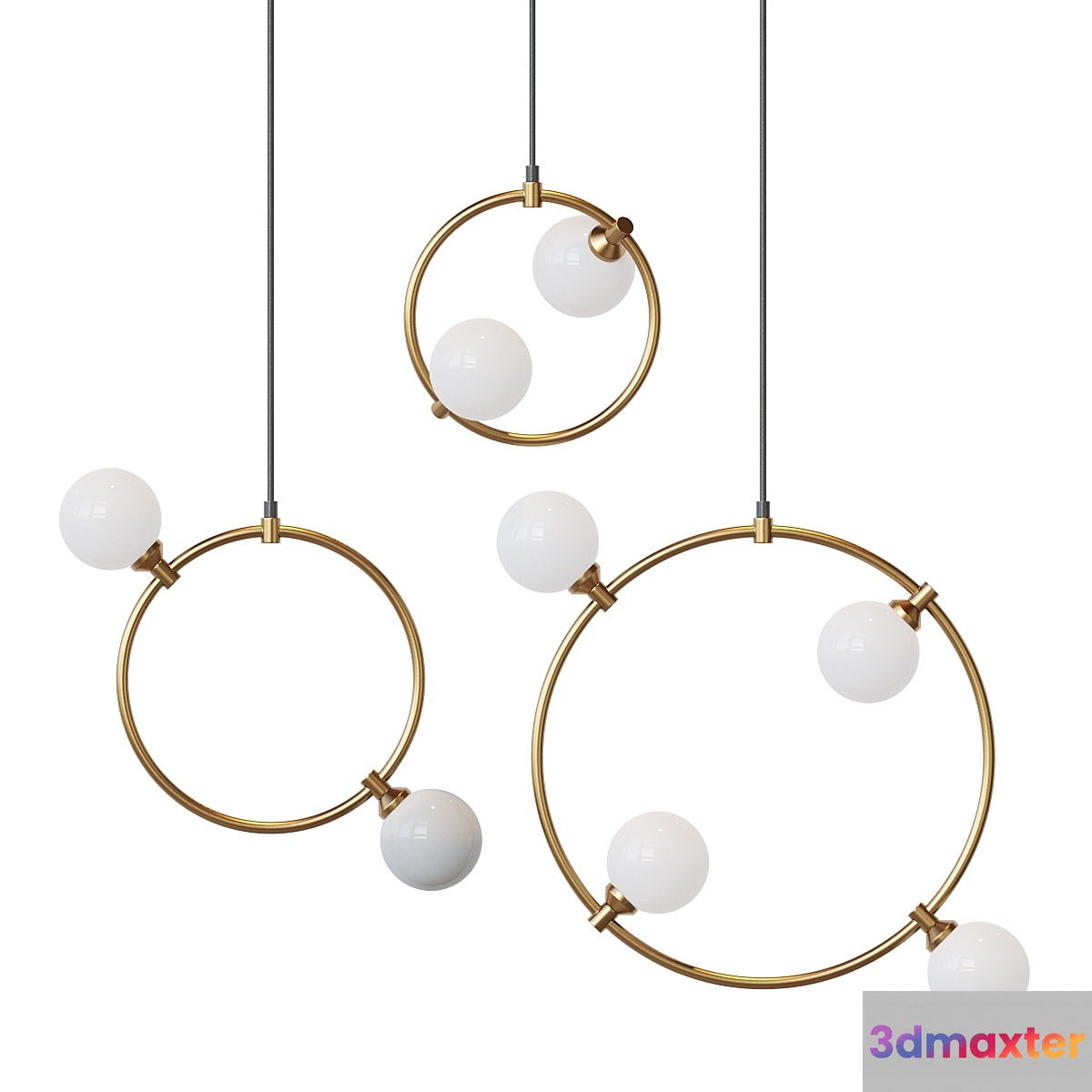 Loft Industry Modern - Circle Bubble- LED7 3D Max
