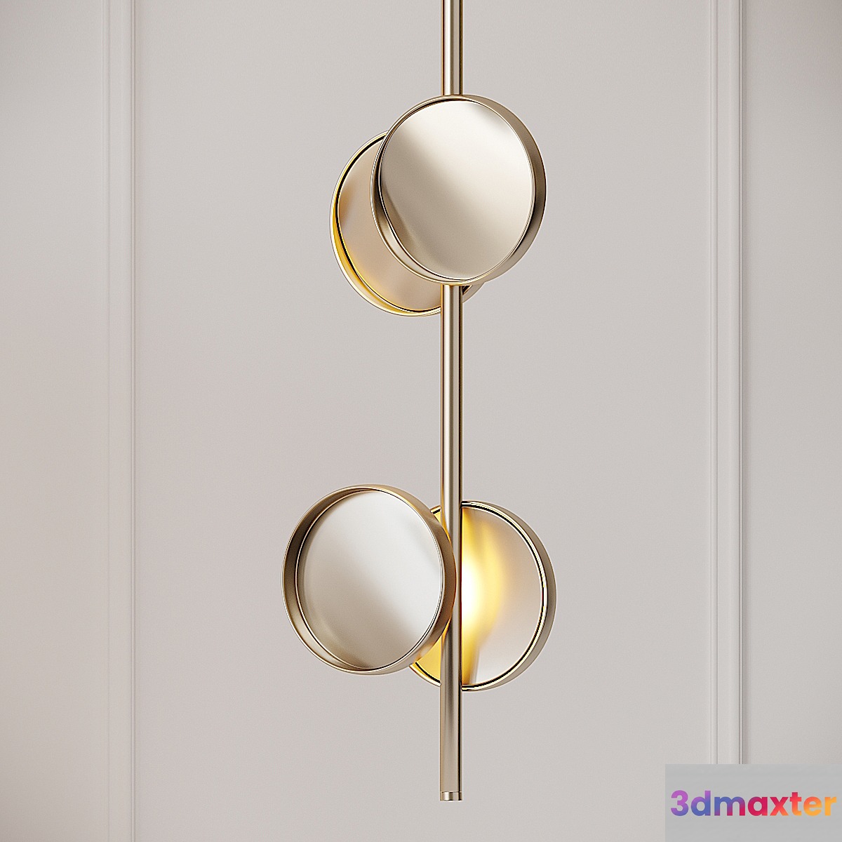 Studio Truly Truly X Rakumba - Cylon Disc Lamp 3D Max