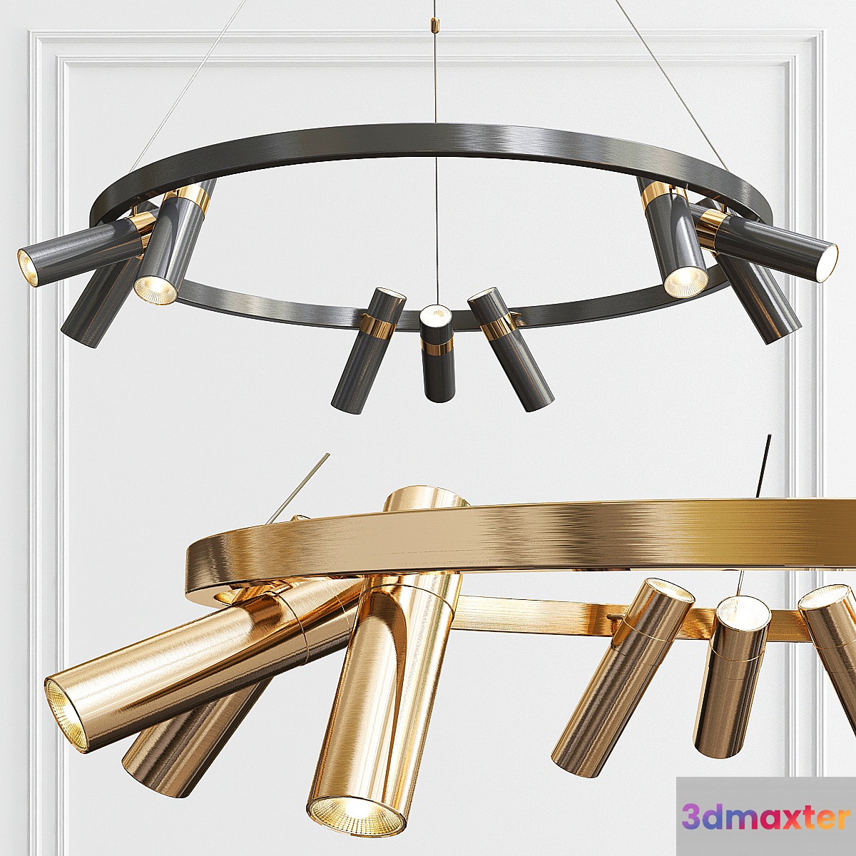 Spoor Led Ring Chandelier - No.5