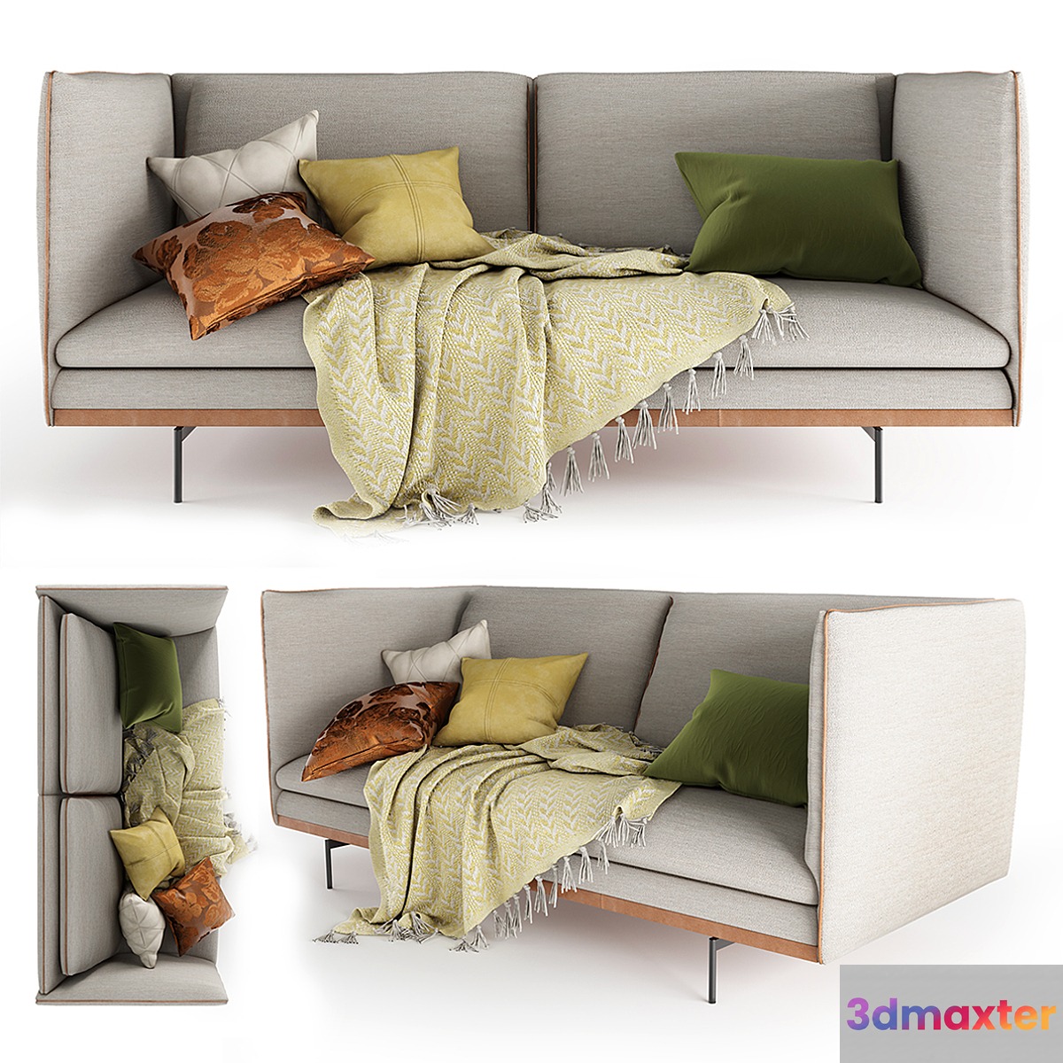 BoConcept Nantes Sofa 3D Max