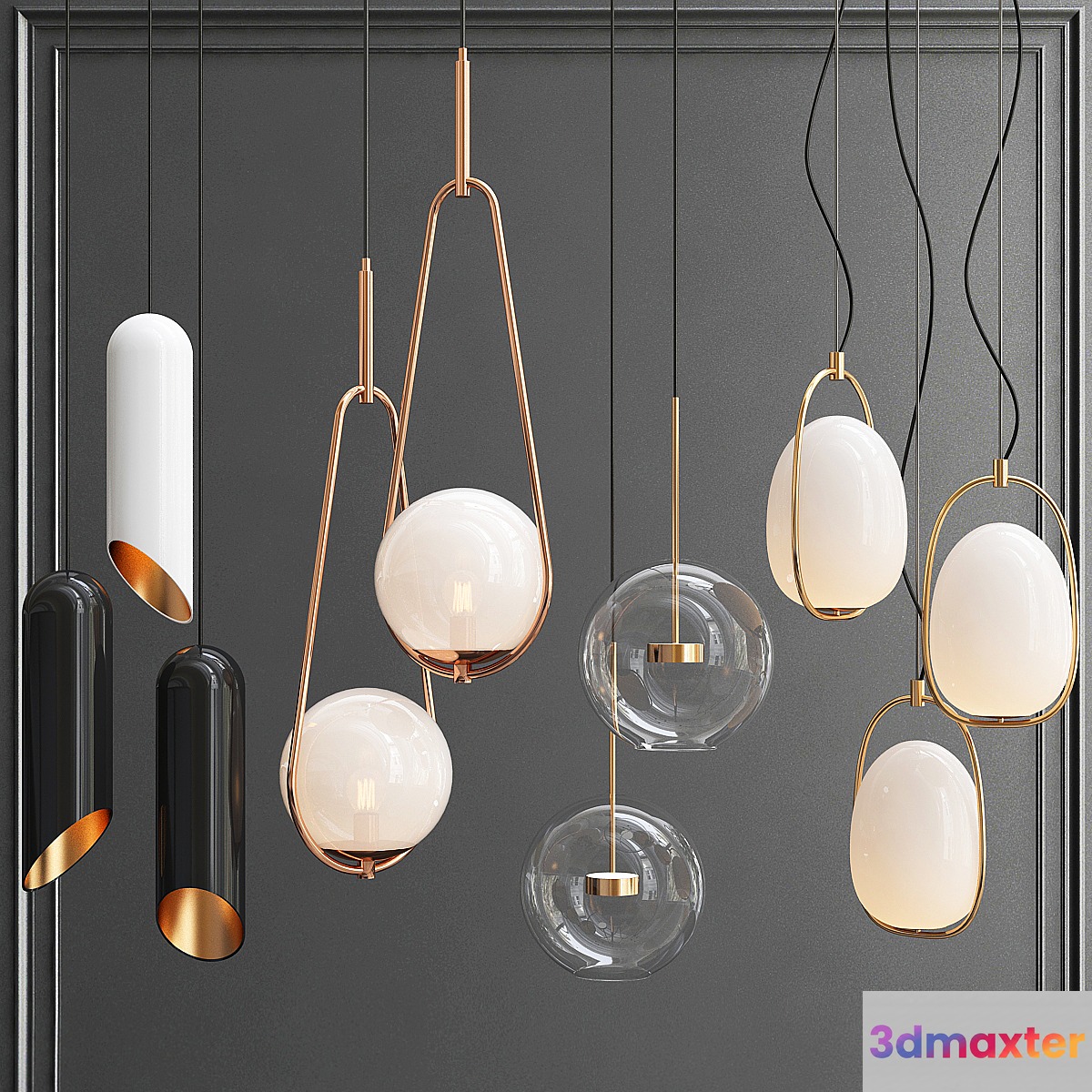 New Collection of Pendant Lights 10 - No.2 3D Max