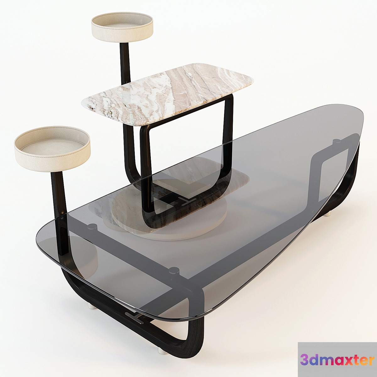 Giorgetti: Coffee Table - Amiral Set-01 3D Max