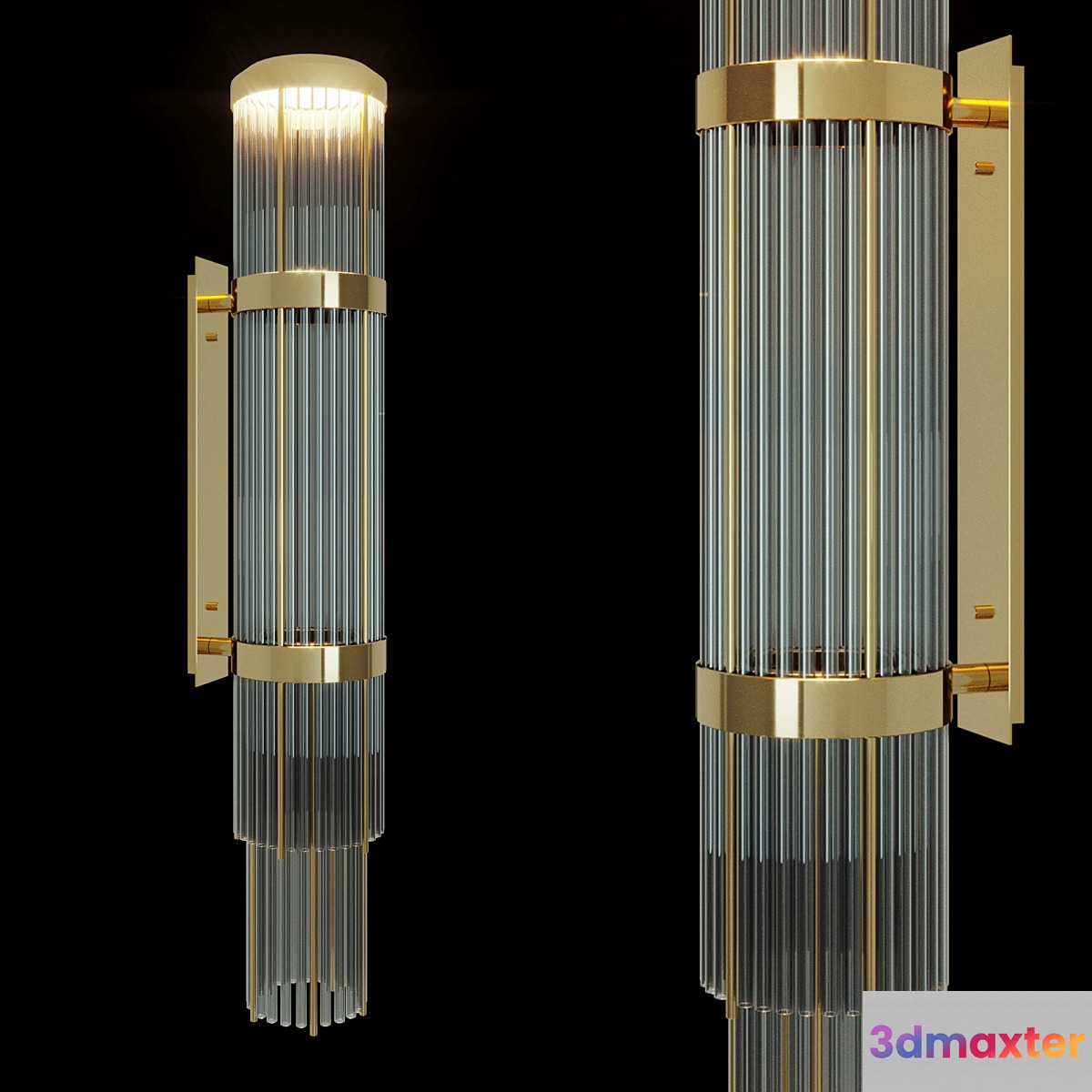 Pharo wall luxxu 3D Max