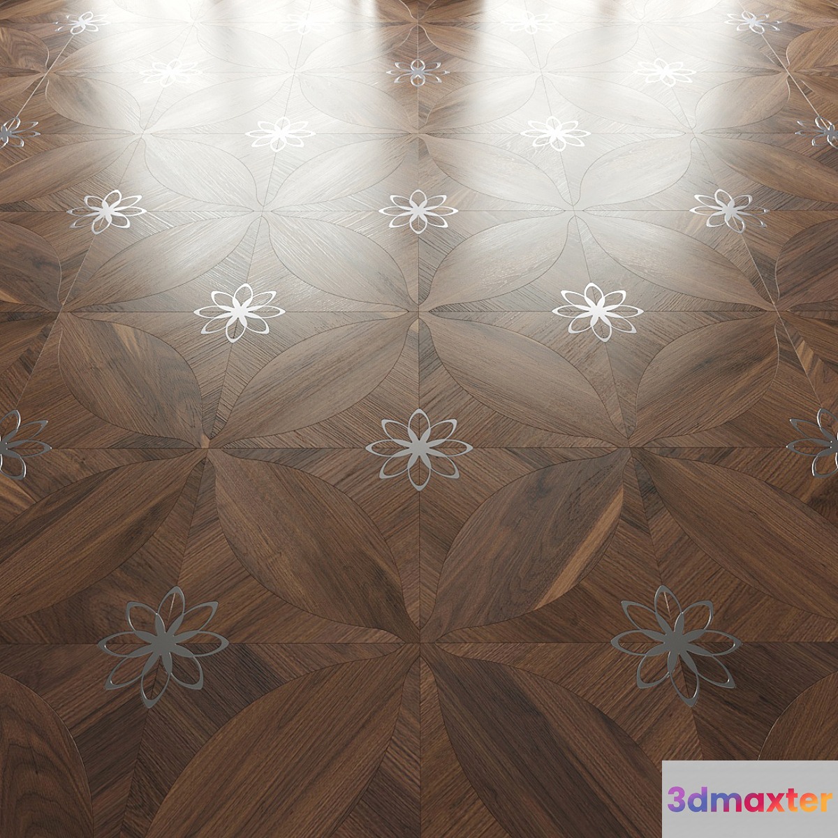 Parquet Foglie d'Oro Diamante Lux 3D Max