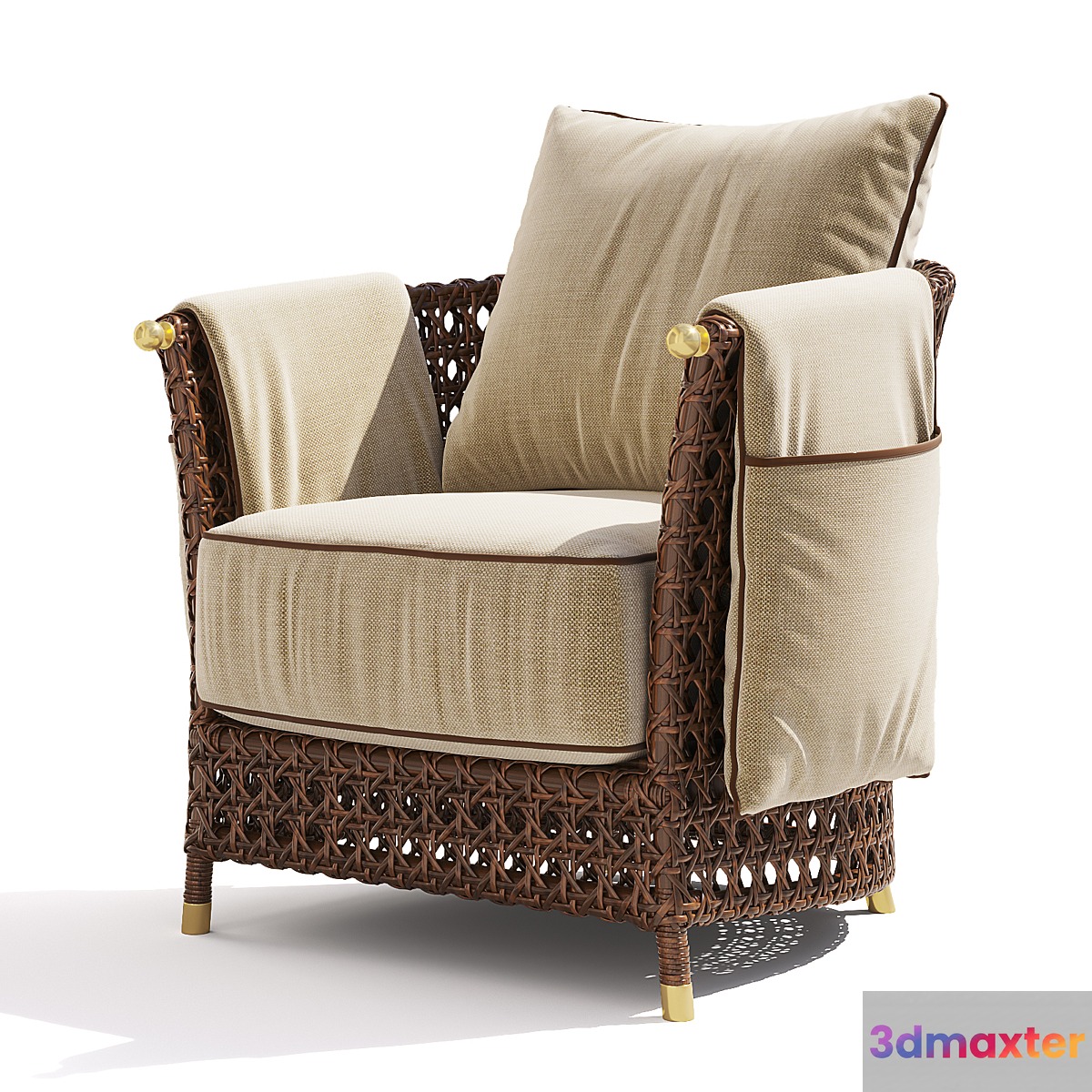 SAMUELE MAZZA Rigel Armchair 3D Max