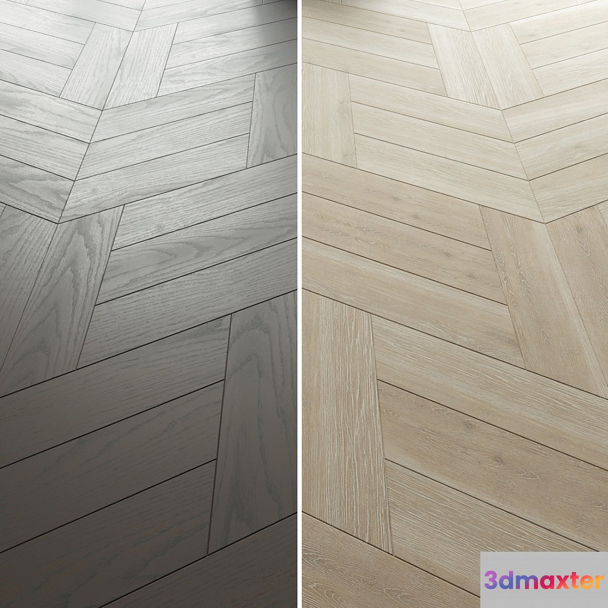 Parquet Luciano Zonta Chevron 3D Max