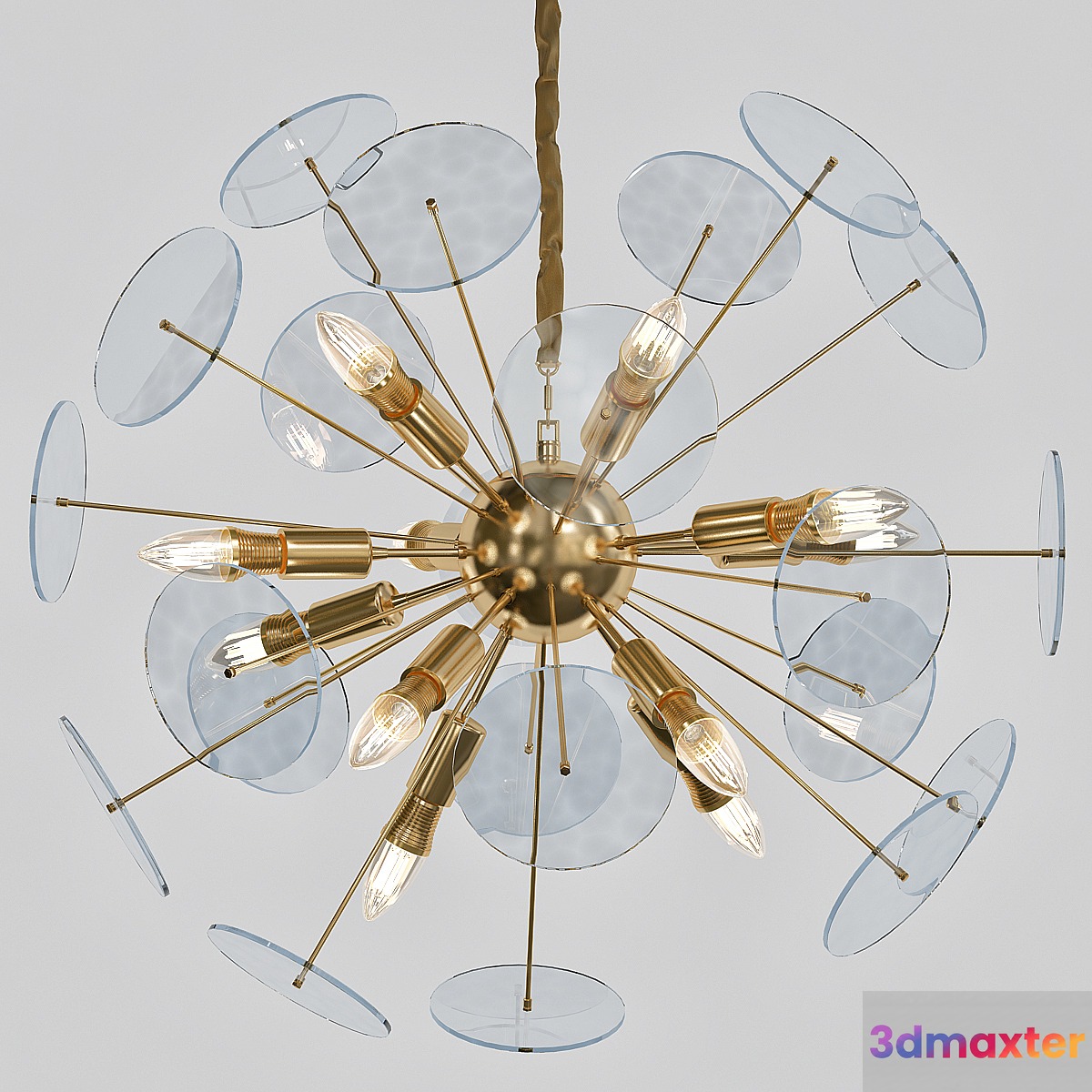 Chandelier by CANDELA_13 3D Max