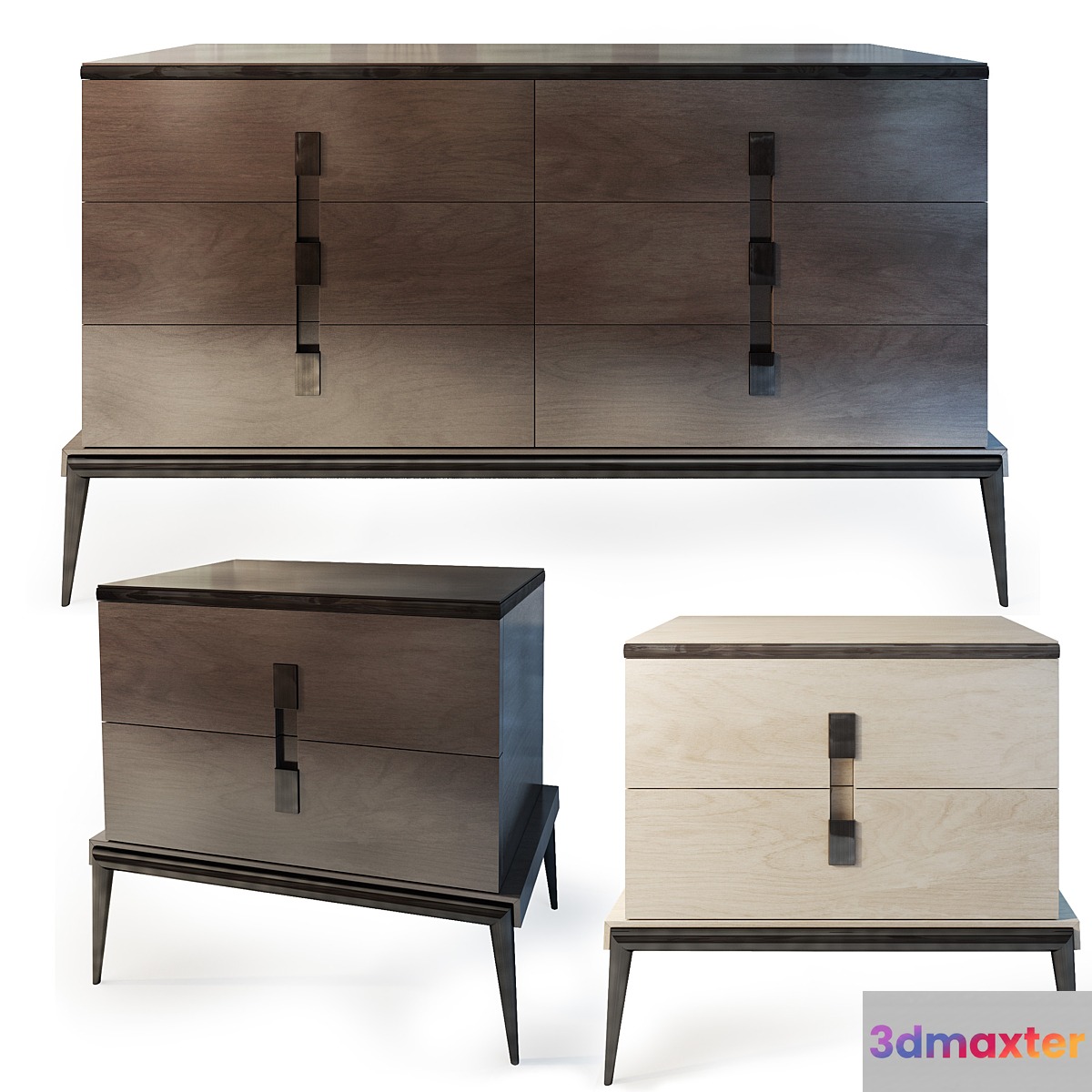 Chest and cabinet Langham. dresser nightstand. The Sofa & Chair company