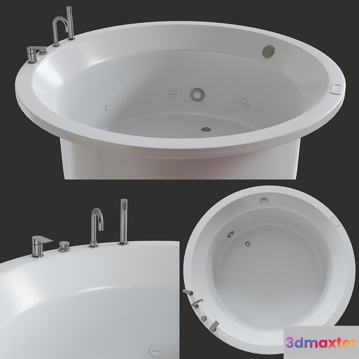 Albatros Ethos Round 180 3D Max