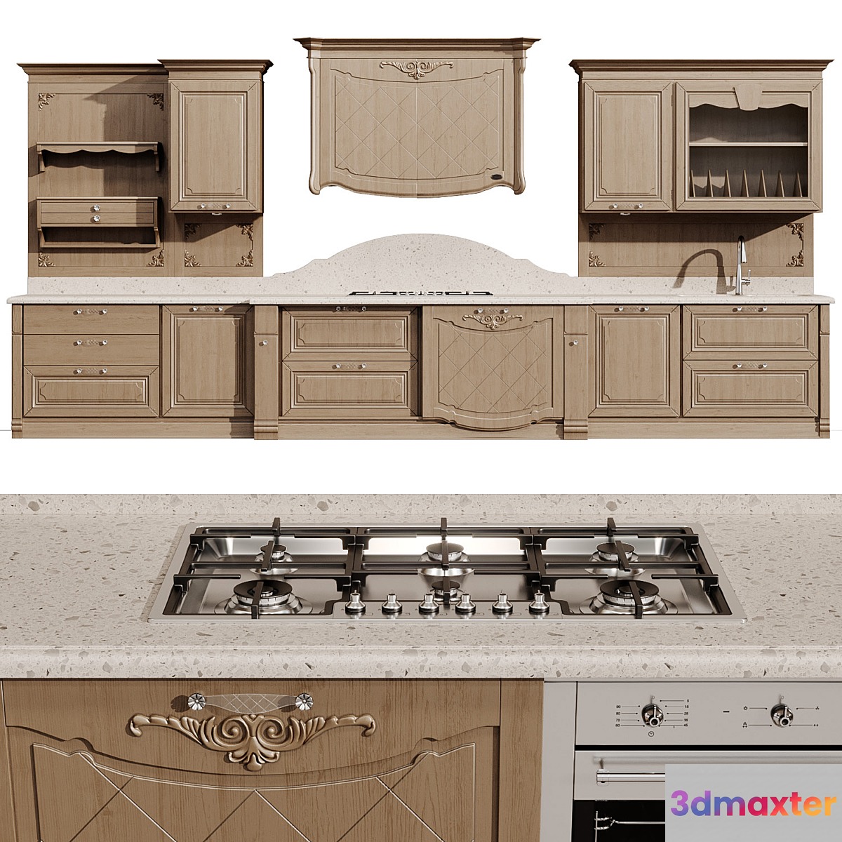 KITCHEN ARCARI CAPRI 3D Max