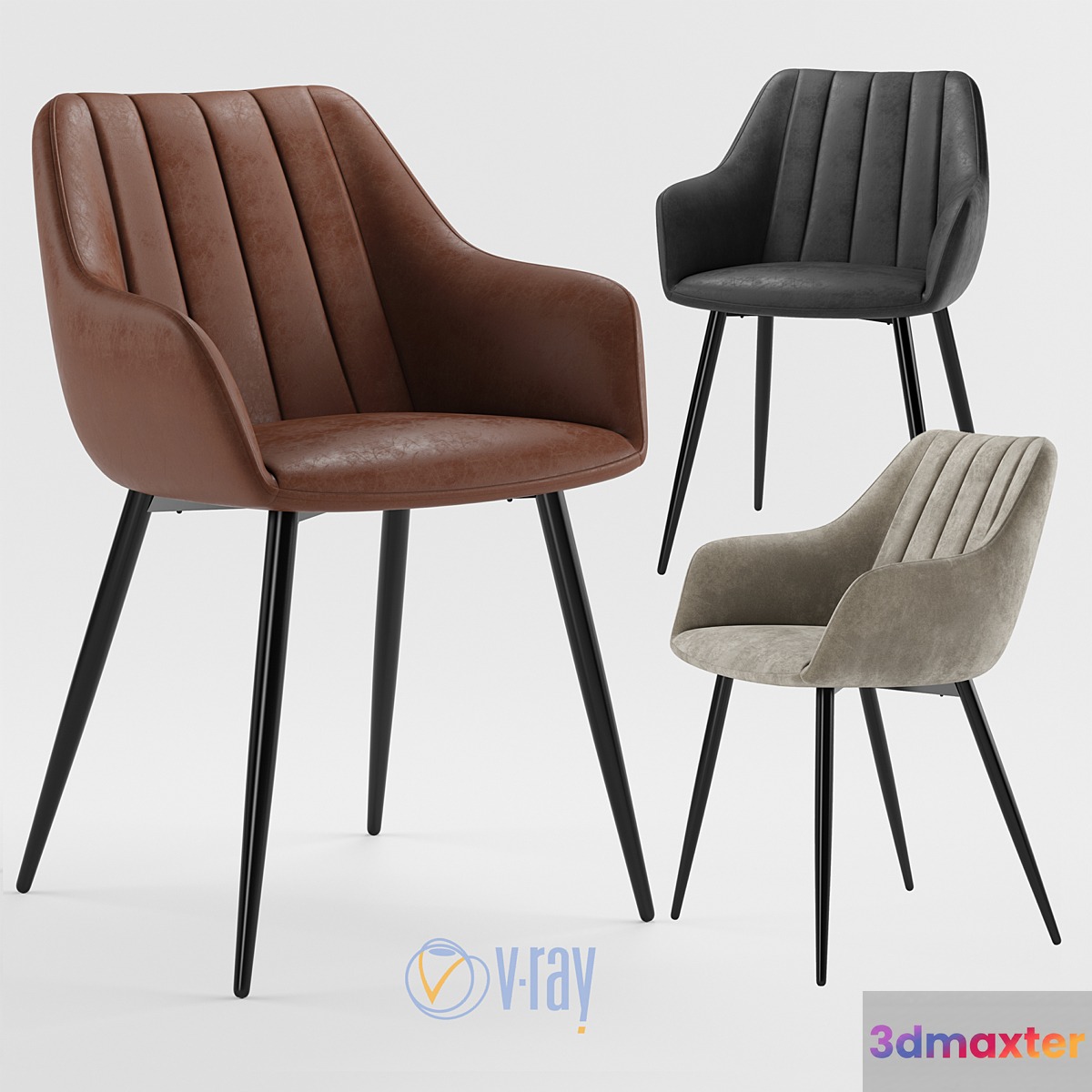 Deephouse. Chair Birmingham. 3D Max
