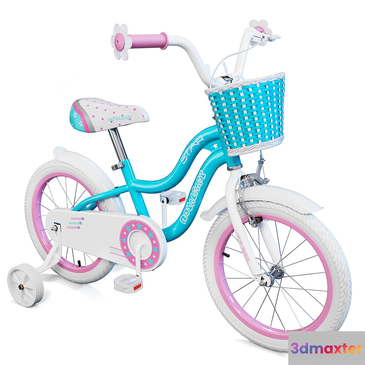 Children's bike ROYAL BABY STARGIRL 3D Max