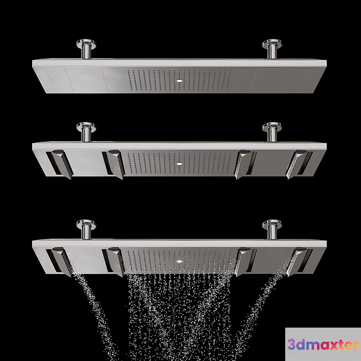 Axor Shower Heaven with water animation - No.2