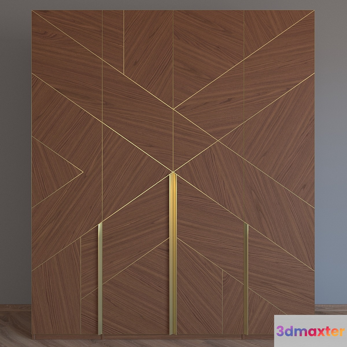 Wardrobe geometry 3D Max