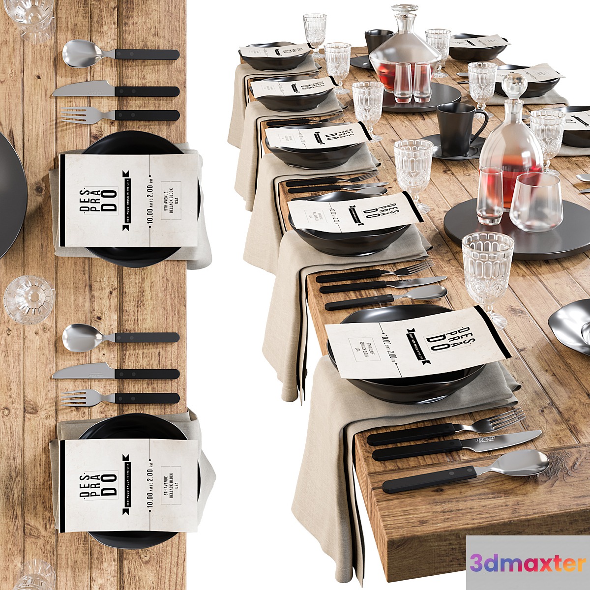 Kitchen Serving Table 4