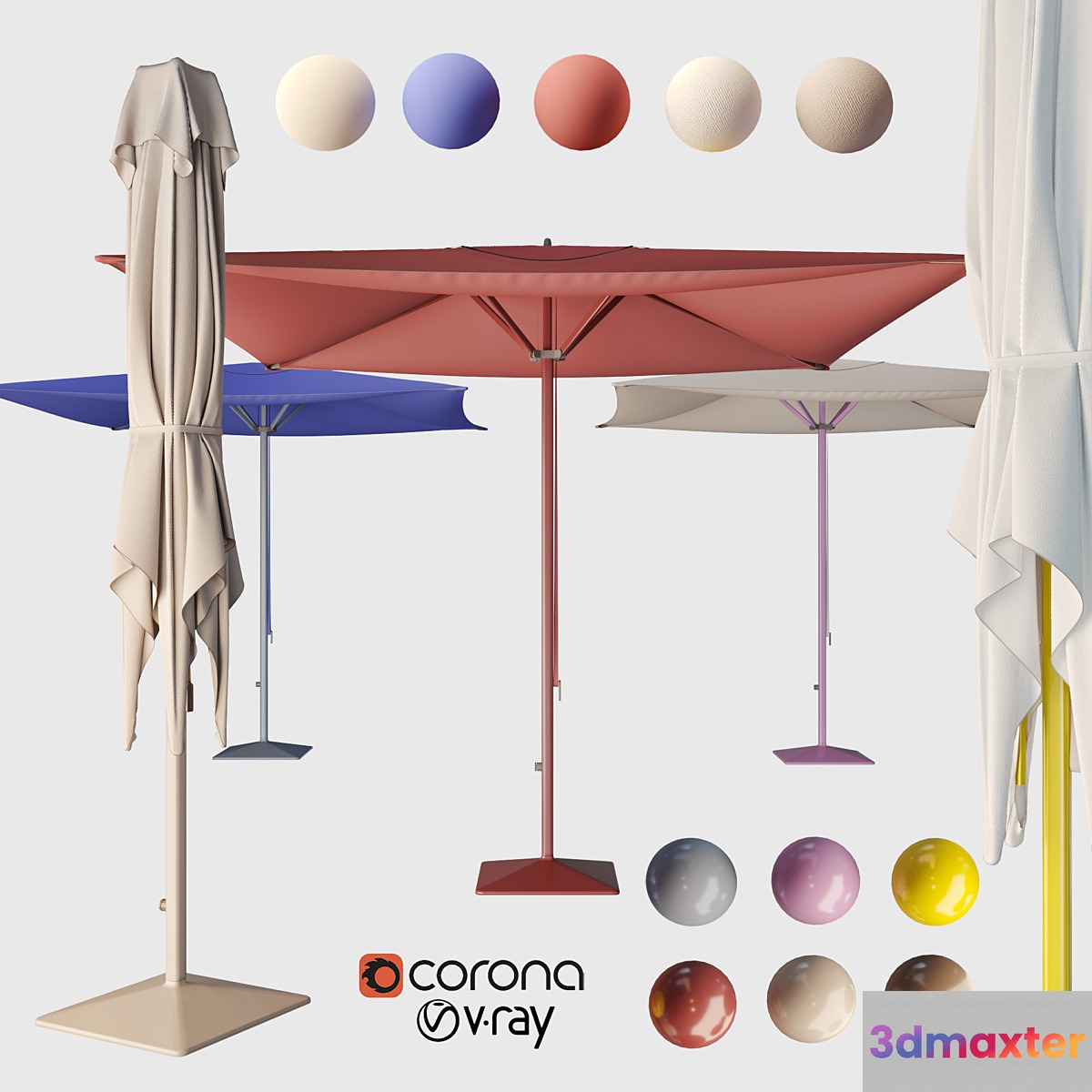 KETTAL _ Meteo Telescopic Parasol 300