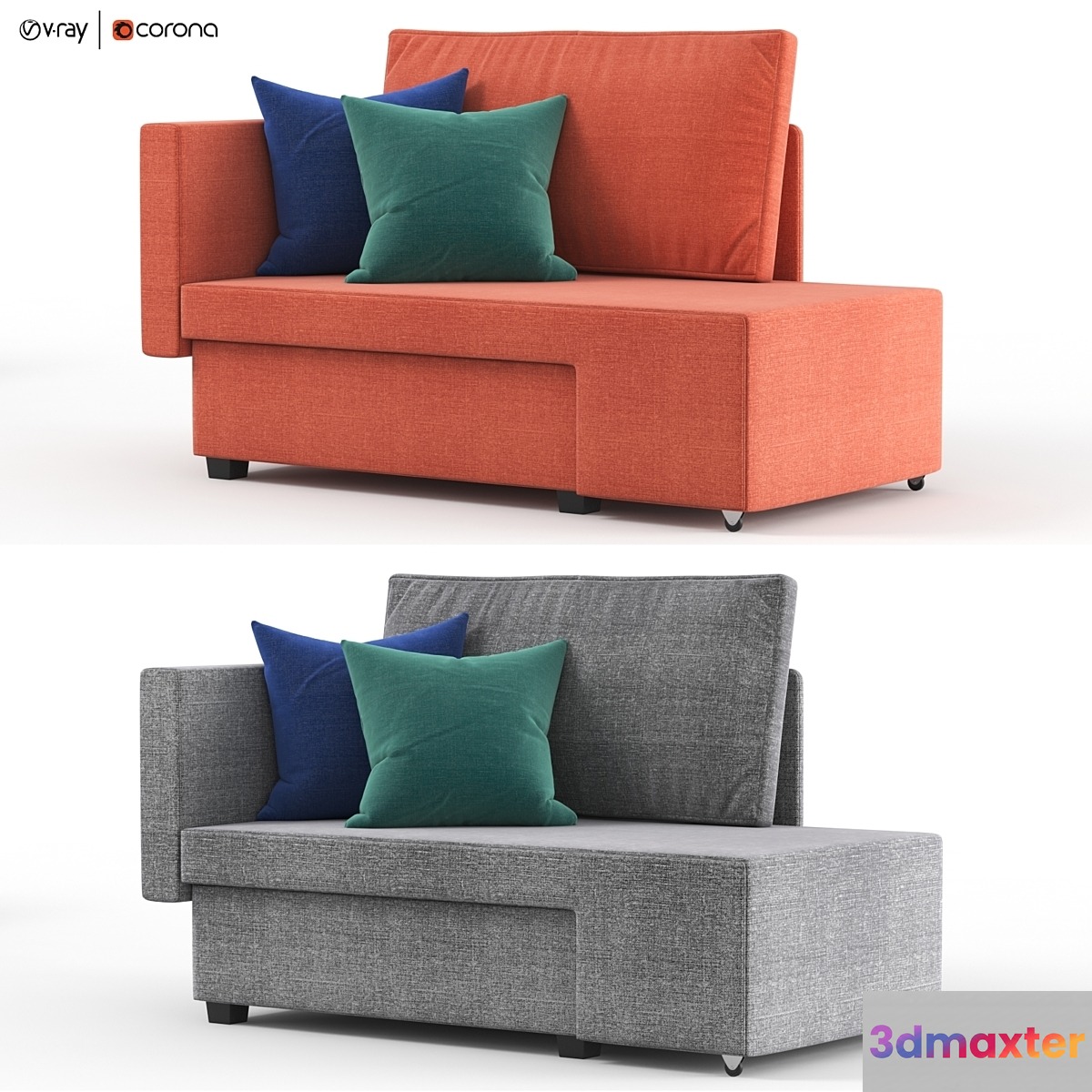 IKEA GRALLSTA sofa 3D Max