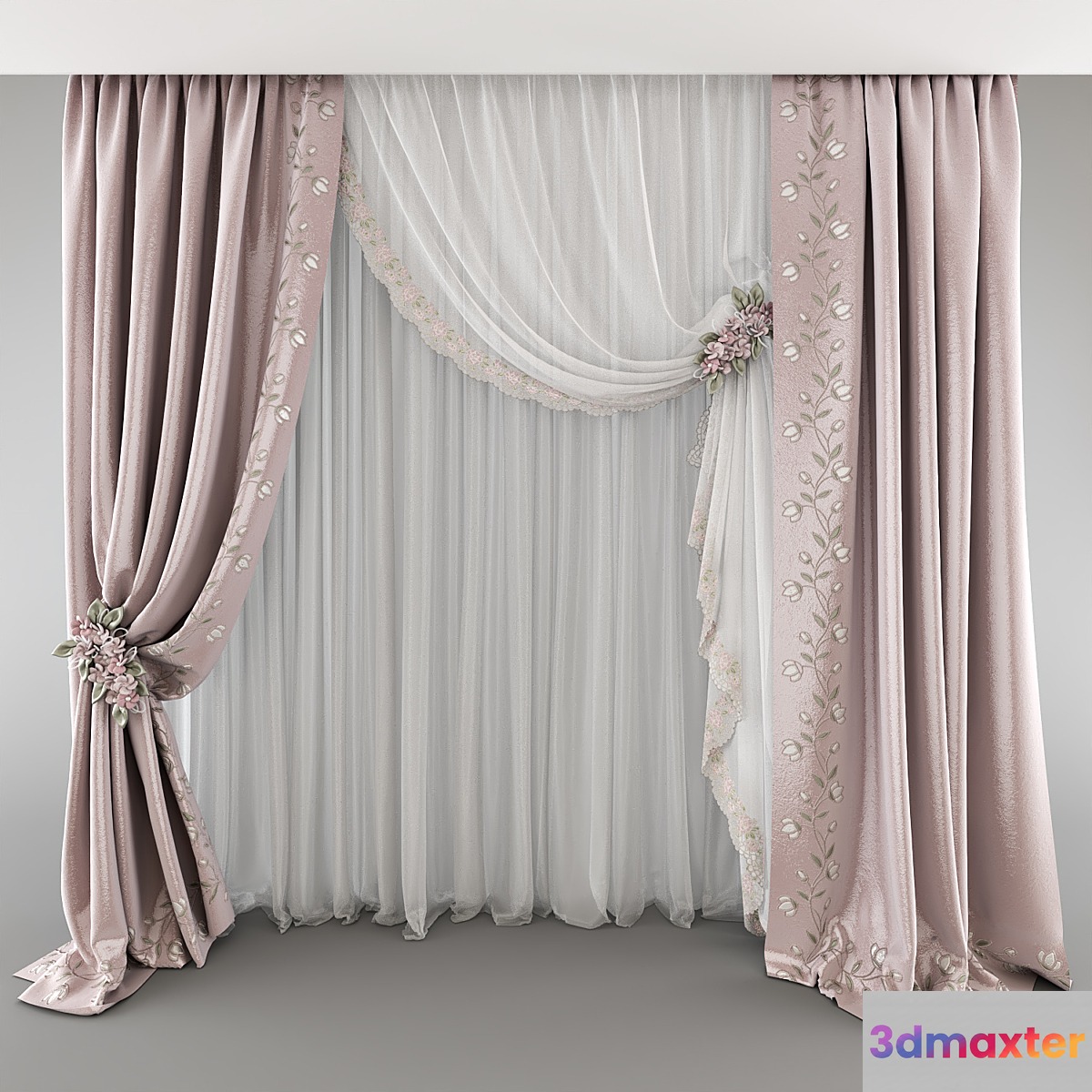 Curtain_20 3D Max
