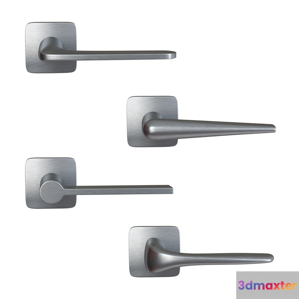 Door handles COLOMBO 3D Max