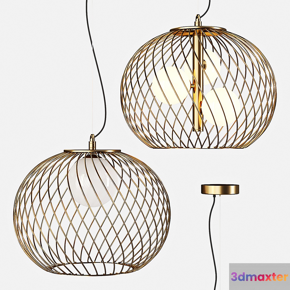 Italux: Pendant Lamp - Clarisa 3D Max