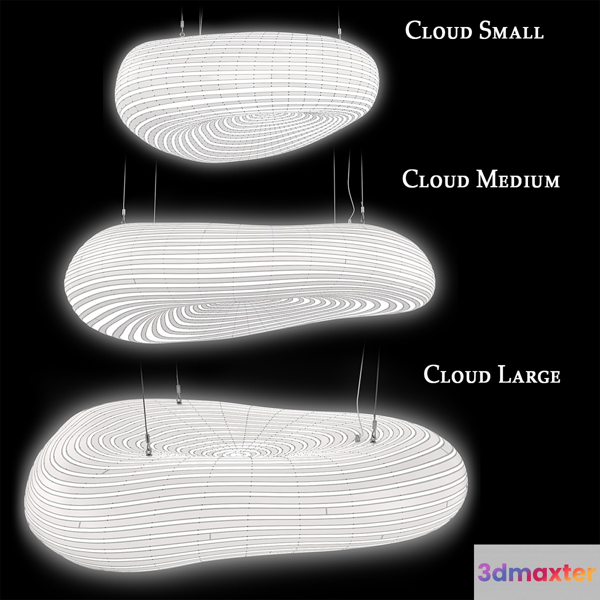 David Trubridge Cloud Pendant Lamp