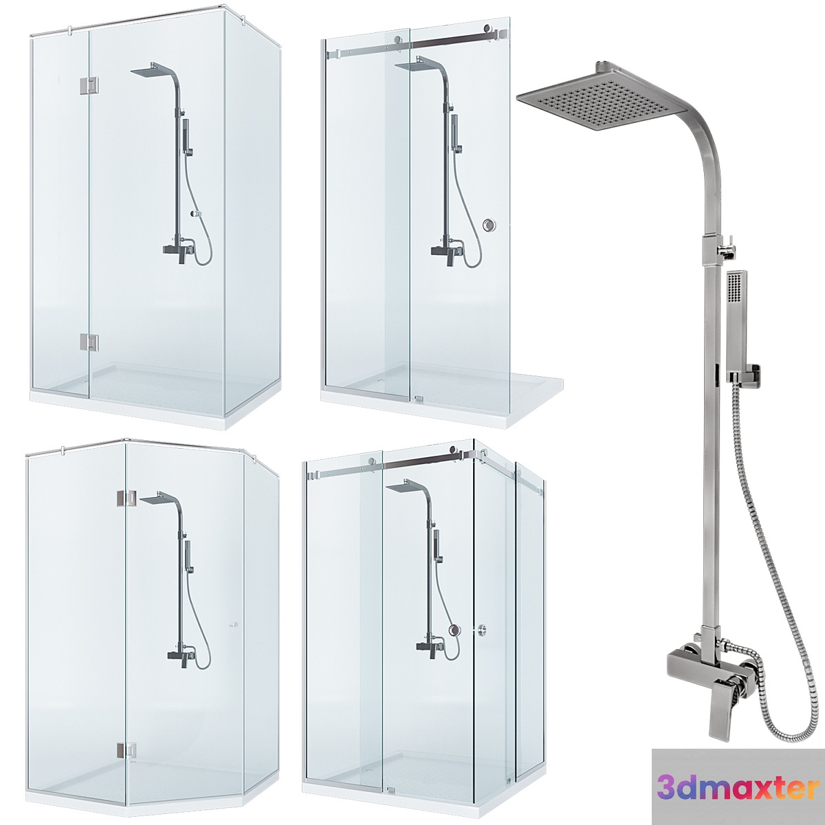 Shower_Set_2 3D Max
