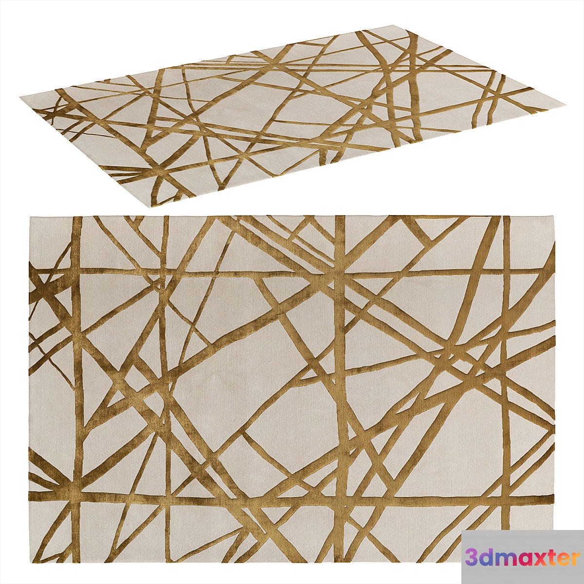 Carpet therugcompany model Channels Copper 3D Max