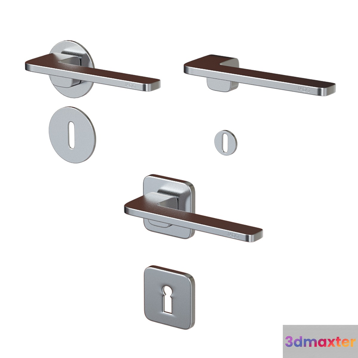 Door Handles Jado FLUX 3D Max