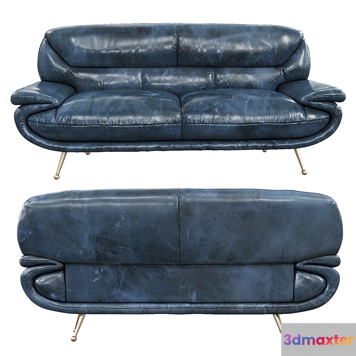 American Eagle - Arcadia bespoke vintage sofa 3D Max