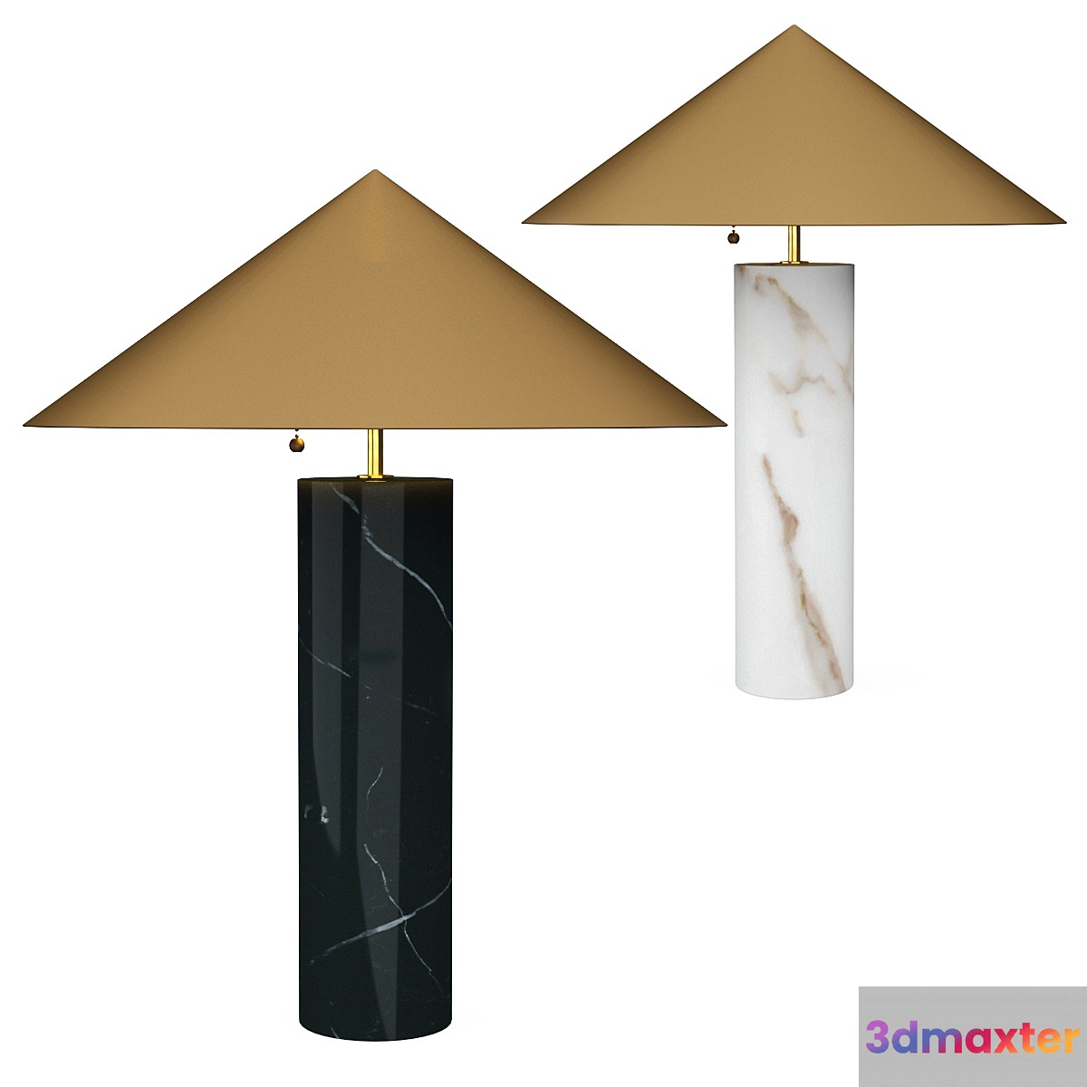 Minimalist Medium Table Lamp 3D Max
