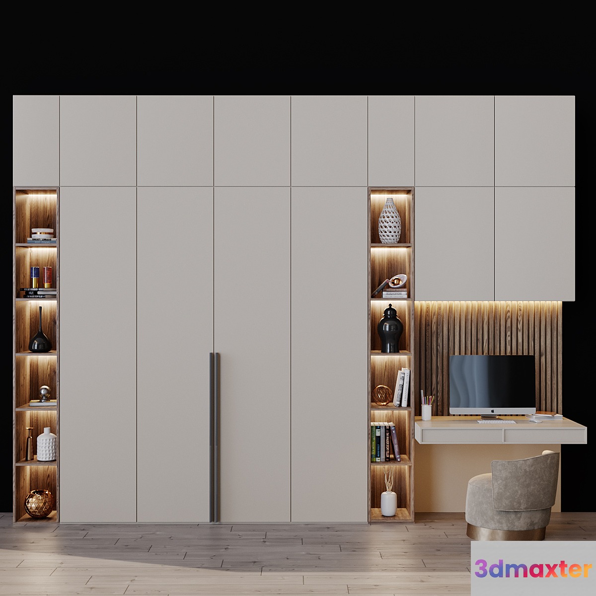 Furniture composition 2 3D Max