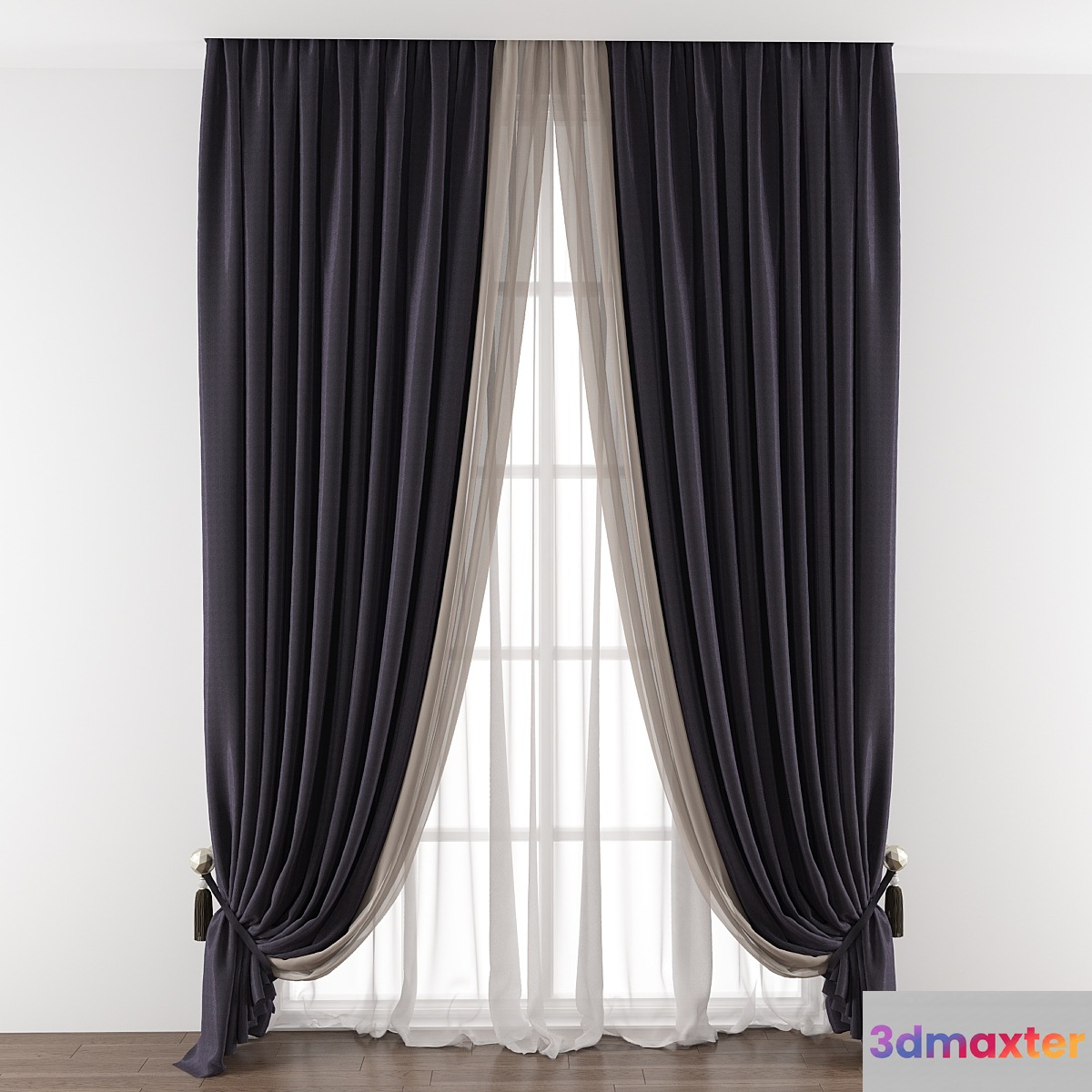 Curtain 413 3D Max
