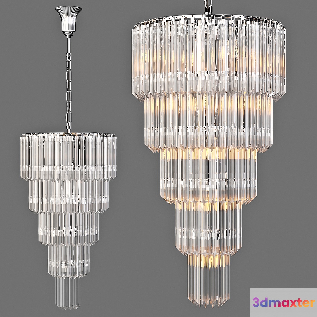 Eichholtz: Pendant Lamp - Alpina L 3D Max