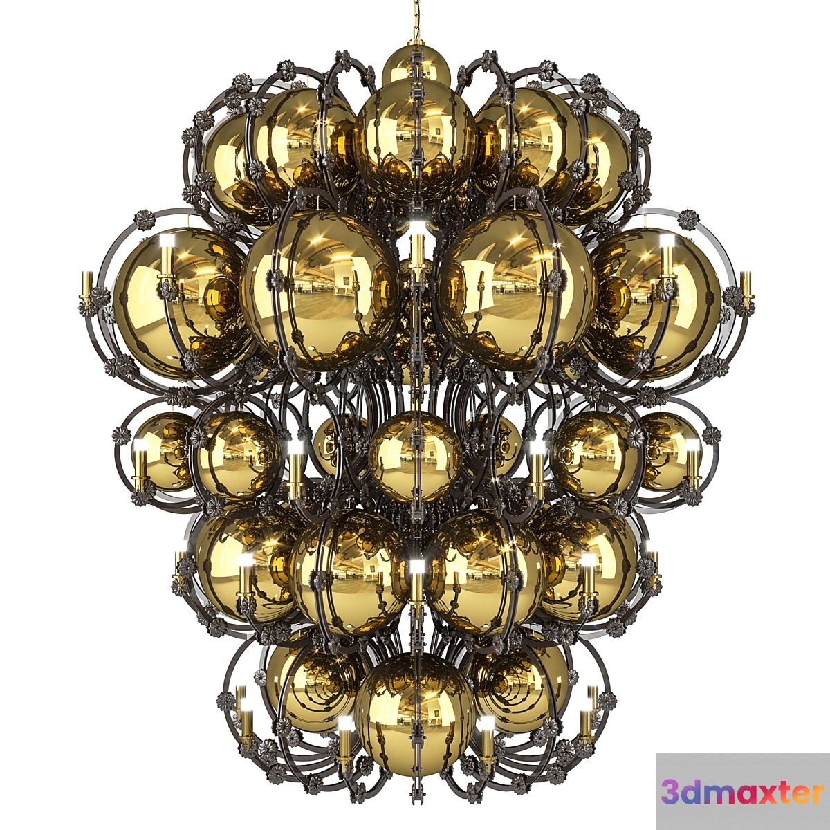 KING XL CHANDELIER 3D Max