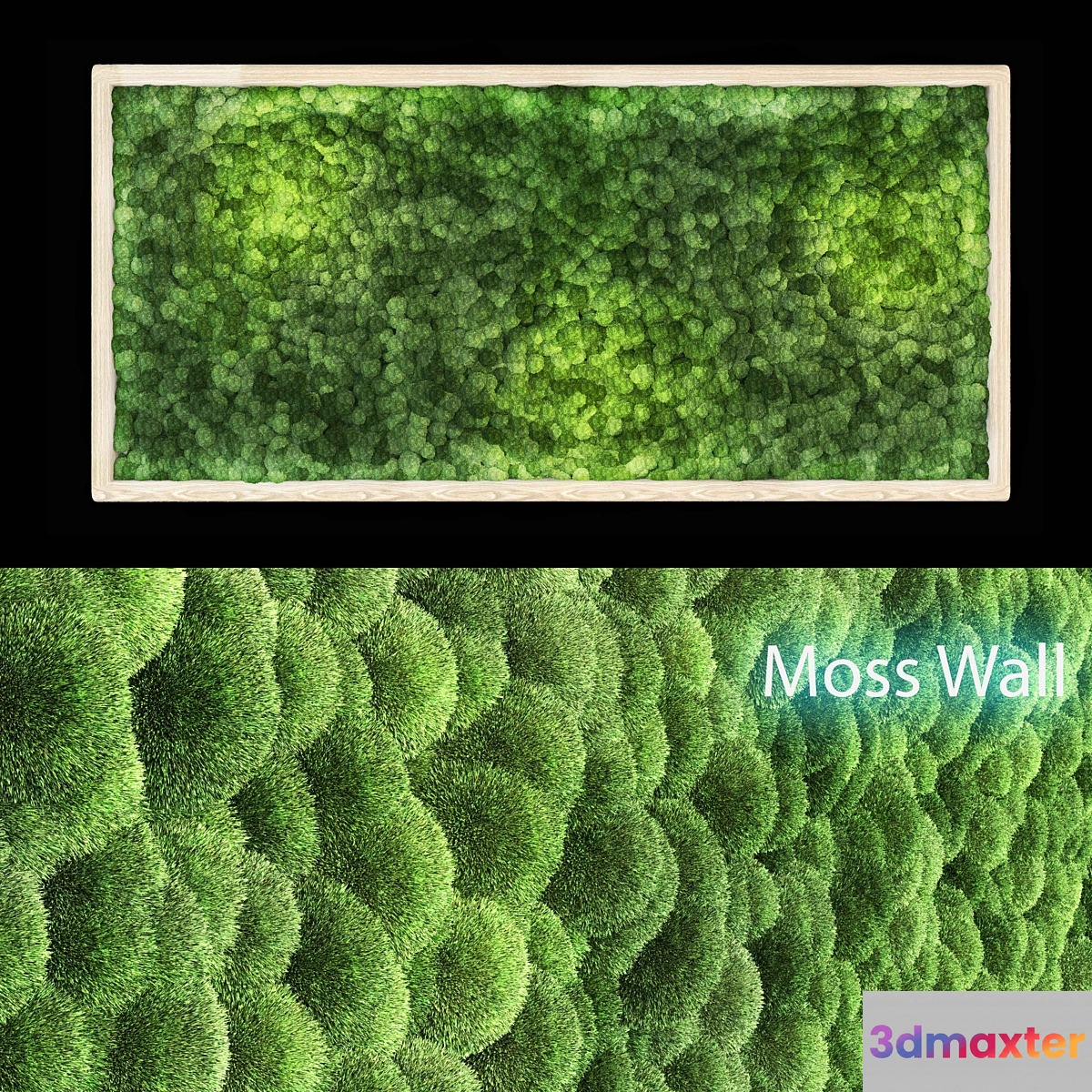 moss wall 3D Max