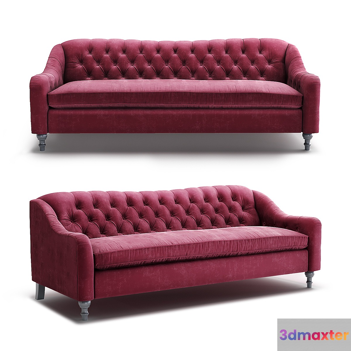 KIM SALMELA Waverly Tufted Sofa