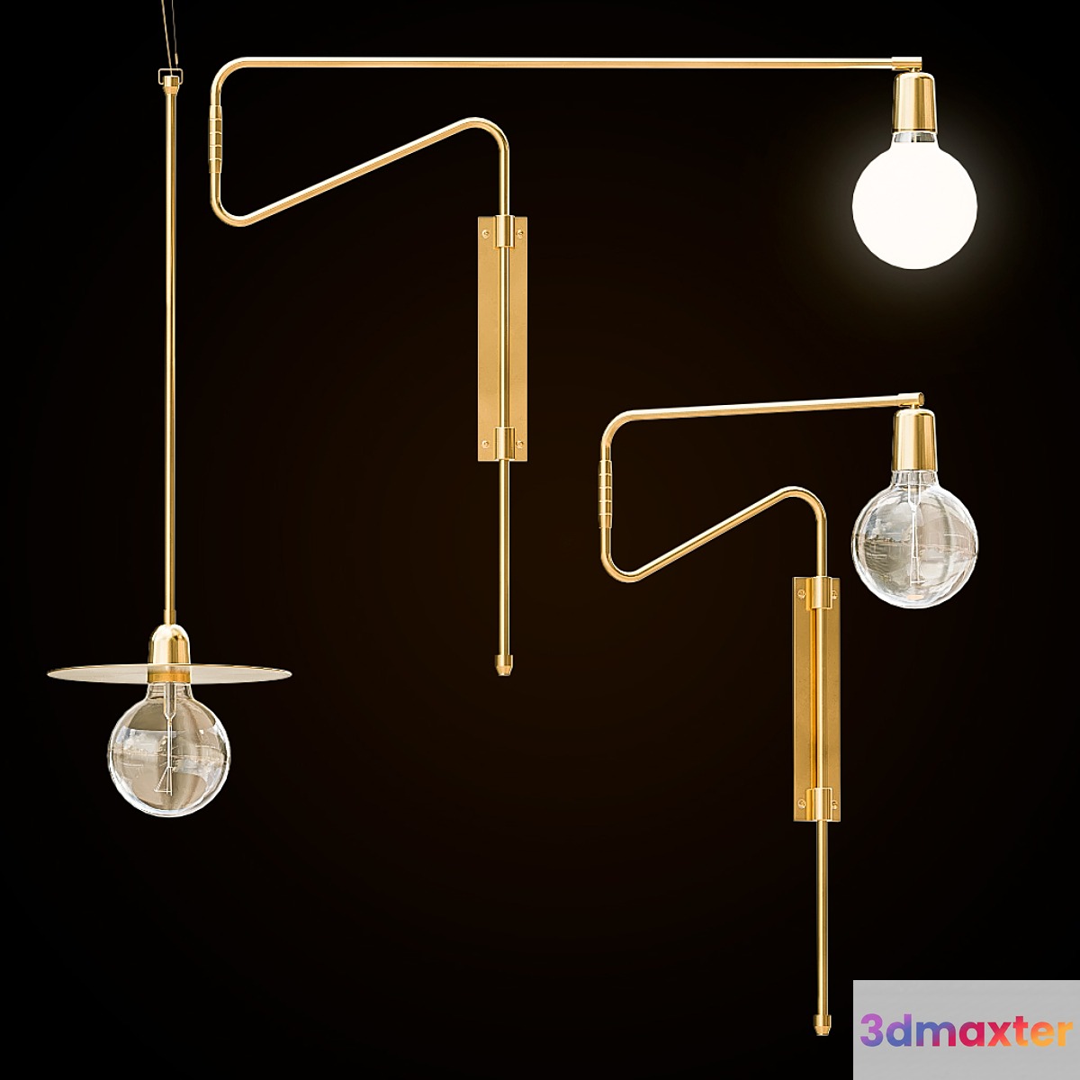 House doctor lamps 3D Max
