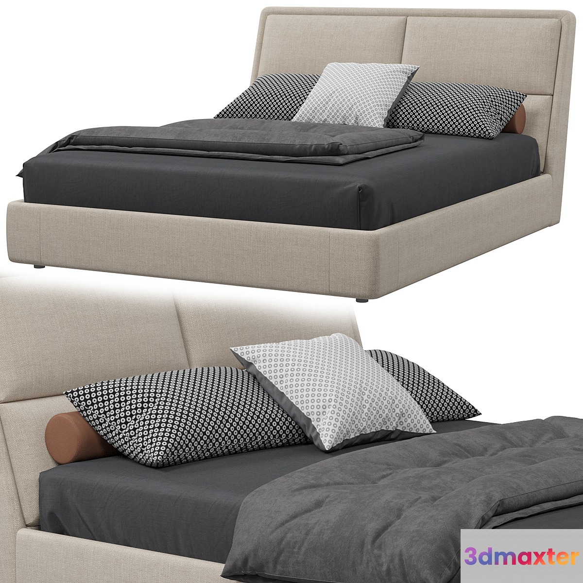 Bed Twils James 3D Max