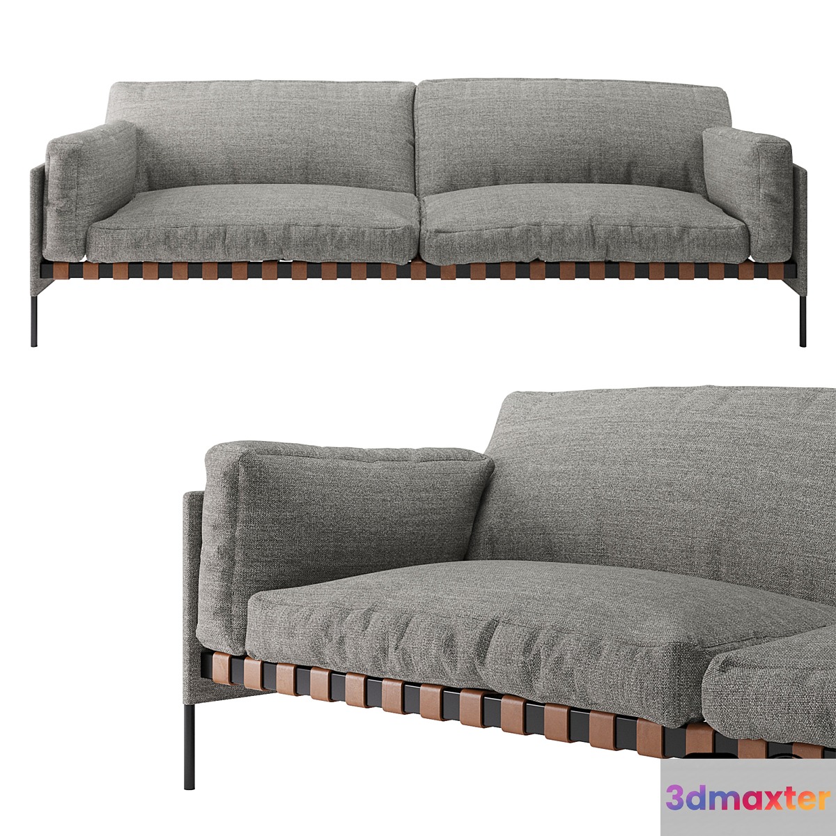 Etiquette Sofa by De Padova 3D Max
